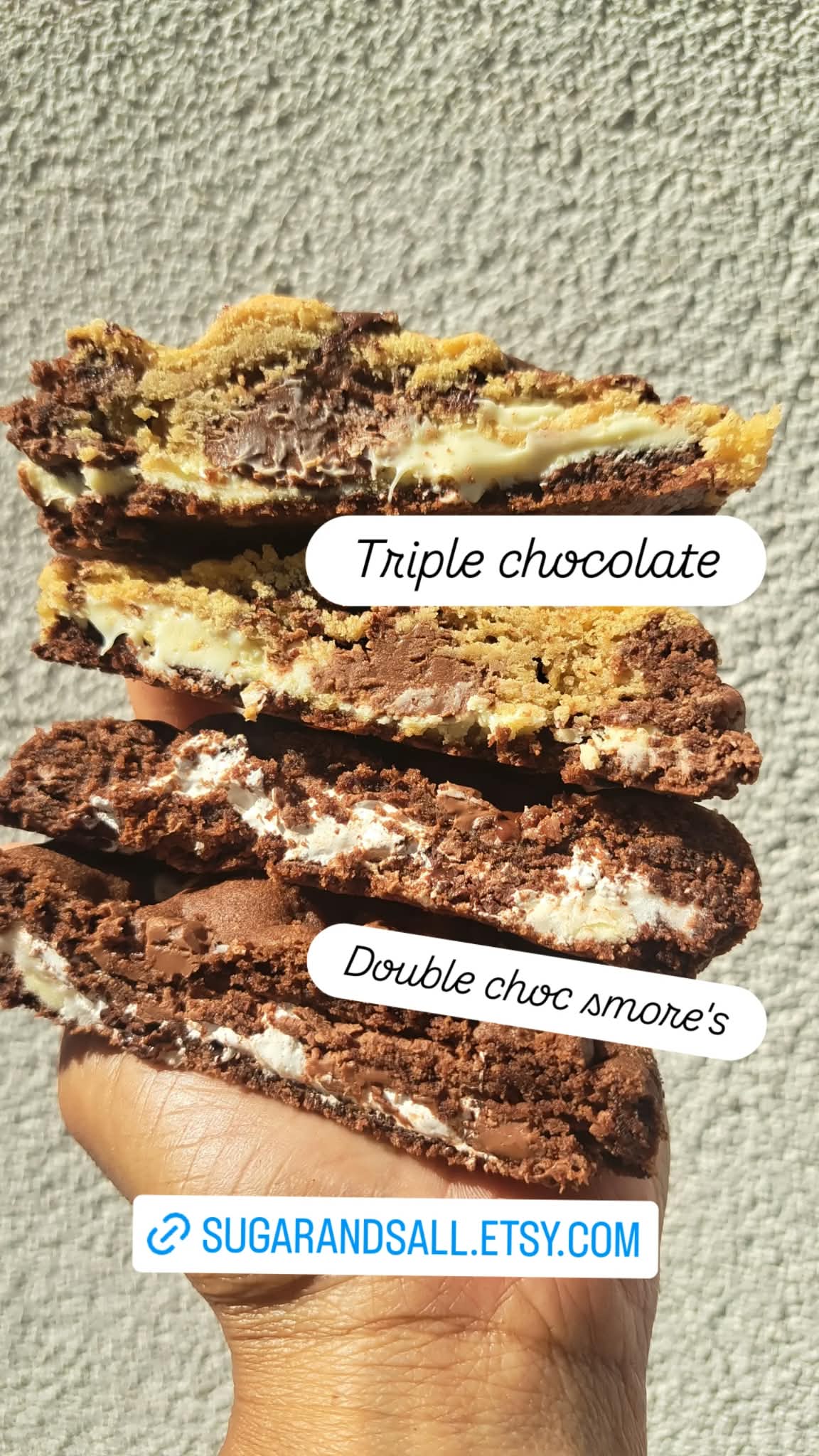 Triple chocolate cookie